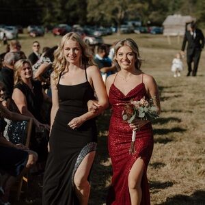 Hello Molly Maroon Dress